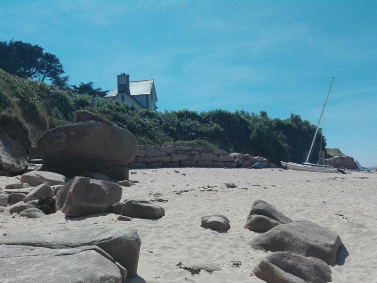 Vue Mer Cote De Granit Rose En Bretagne Trébeurden Exterior foto